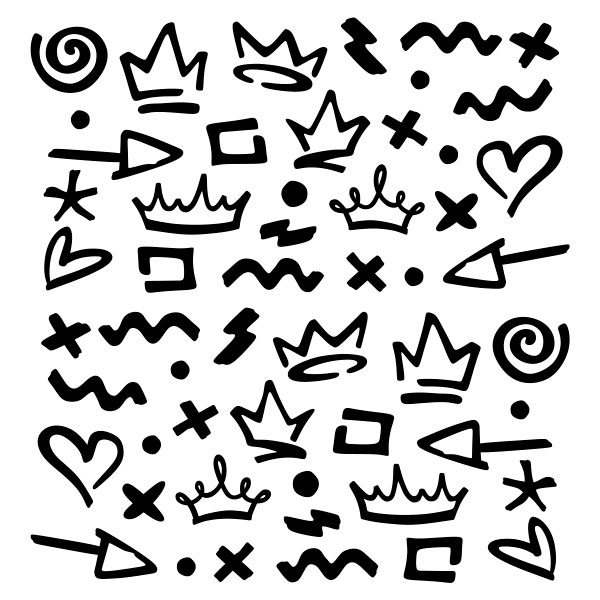 Aufkleber: Doodles Graffiti-Kollektion