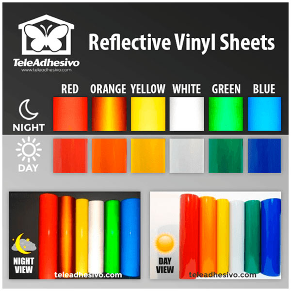 Aufkleber: Vinyl Sheet Reflective