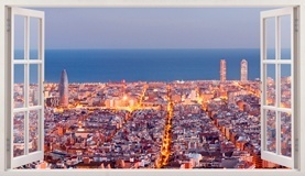 Wandtattoos: Überblick über Barcelona 5