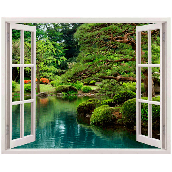 Wandtattoos: Entspannender japanischer Garten