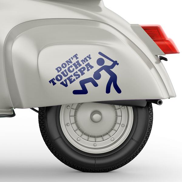 Aufkleber: Dont Touch my Vespa