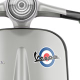 Aufkleber: Vespa Kreis Blau 3