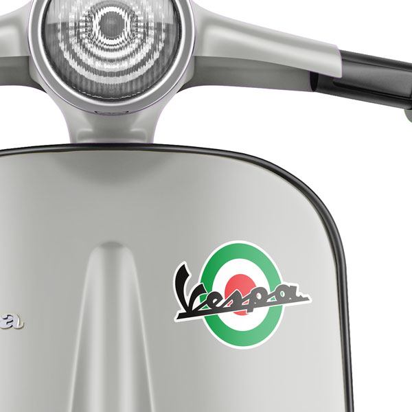 Aufkleber: Vespa Grüner Kreis