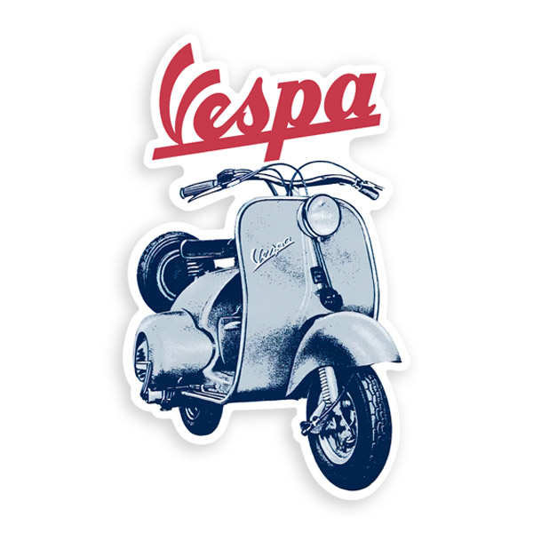 Aufkleber: Vespa Vintage