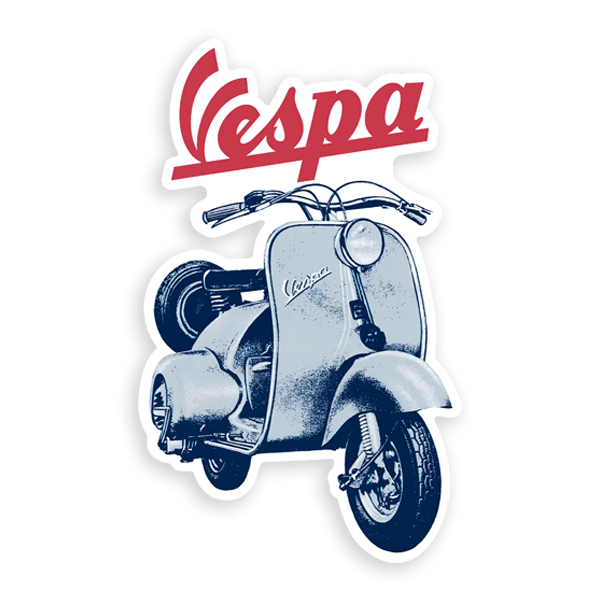 Aufkleber: Vespa Vintage