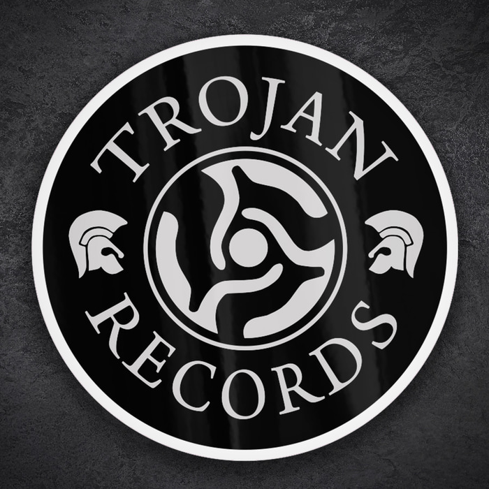Aufkleber: Trojan Records Logo im Ska-Stil