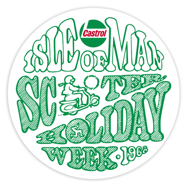 Aufkleber: Isle of Man Scooter 1966