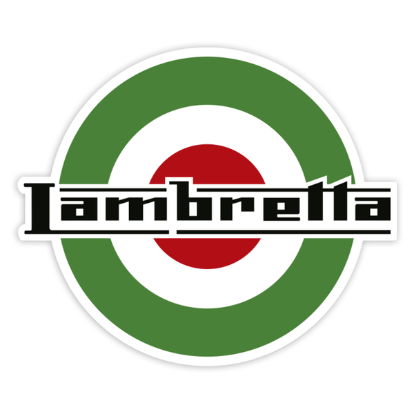Aufkleber: Lambretta Italienisches Mod-Emblem