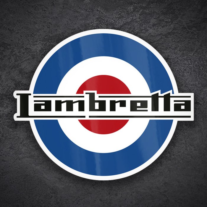 Aufkleber: Klassischer Lambretta Mod Emblem