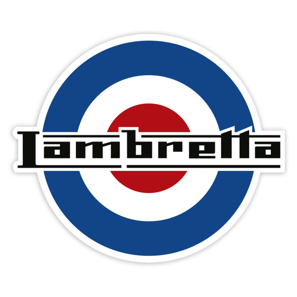 Aufkleber: Klassischer Lambretta Mod Emblem