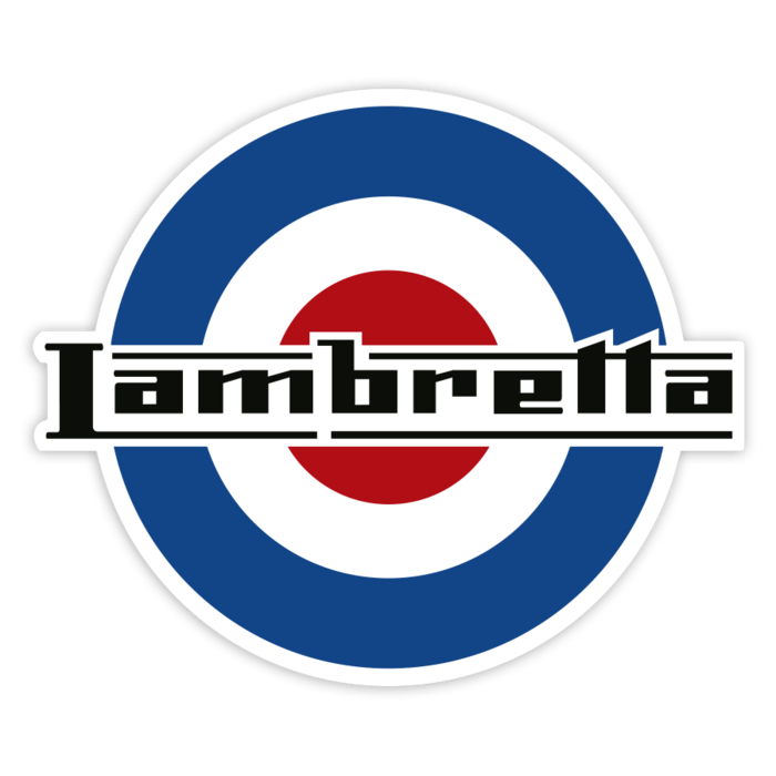 Aufkleber: Klassischer Lambretta Mod Emblem