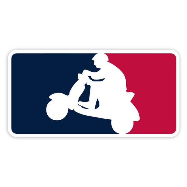 Aufkleber: Trikolore Scooter Emblem