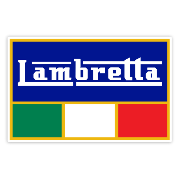Aufkleber: Klassisches Lambretta Emblem Italien