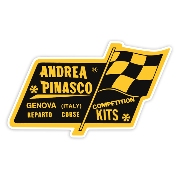 Aufkleber: Andrea Pinasco Rennkit