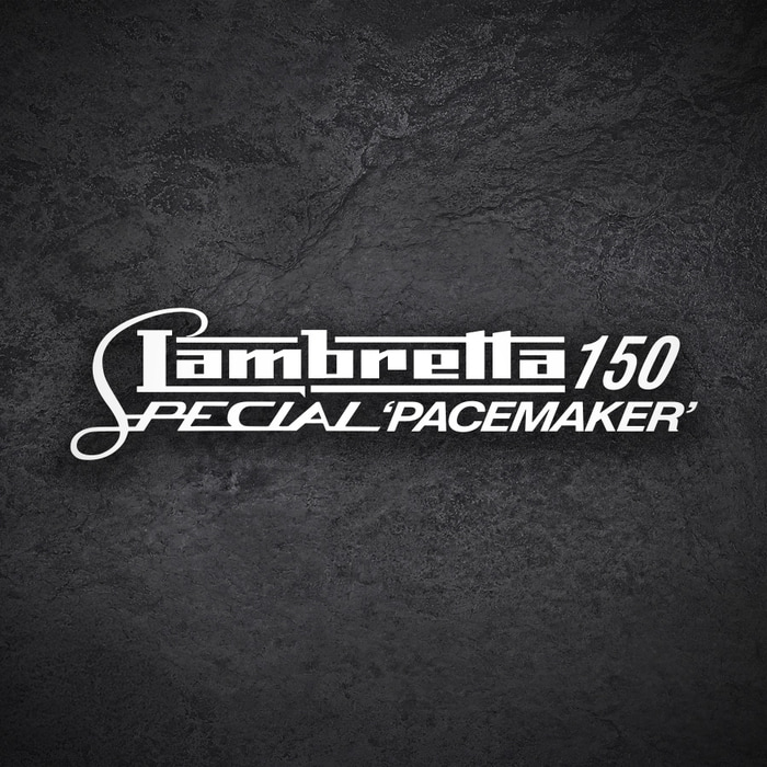 Aufkleber: Lambretta 150 Special Pacemaker
