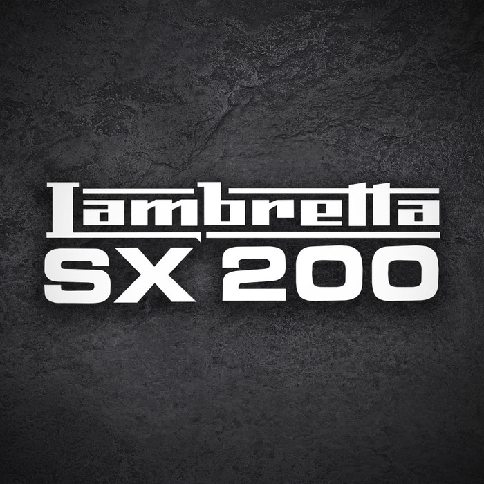 Aufkleber: Lambretta SX 200