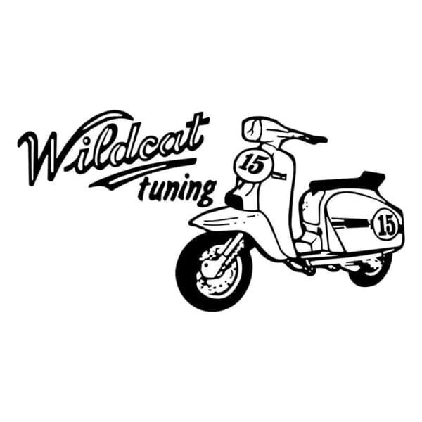 Aufkleber: Wildcat Tuning Scooter 15 Retro