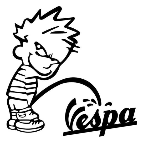 Aufkleber: Bad Boy Vespa