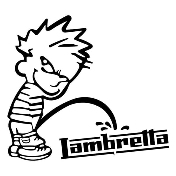 Aufkleber: Bad Boy Lambretta