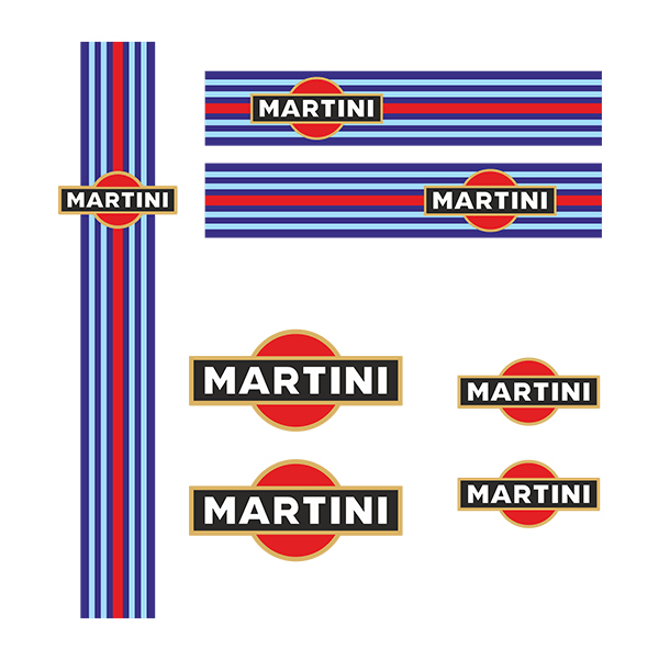 Aufkleber: Vespa Martini