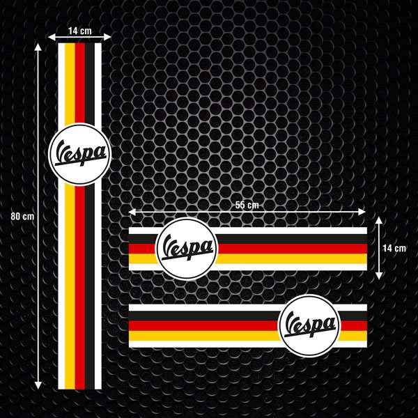 Aufkleber: Vespa Deutschland