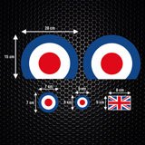 Aufkleber: Vespa Britische Luftfahrt 3