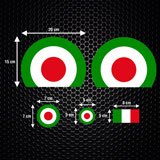 Aufkleber: Vespa Italienische Luftfahrt 3