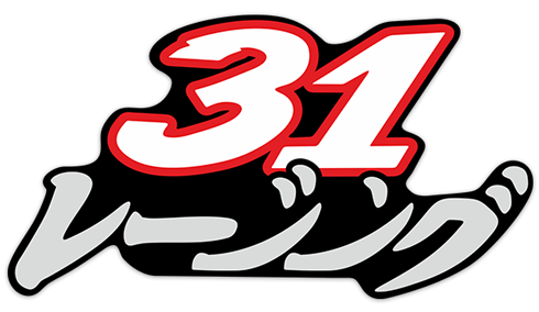 Aufkleber: Nummer 31 Tetsuya Harada Racing