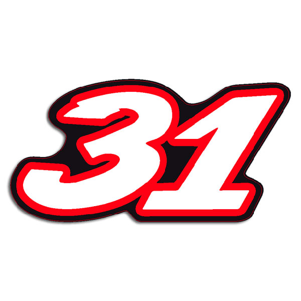 Aufkleber: Nummer 31 Harada