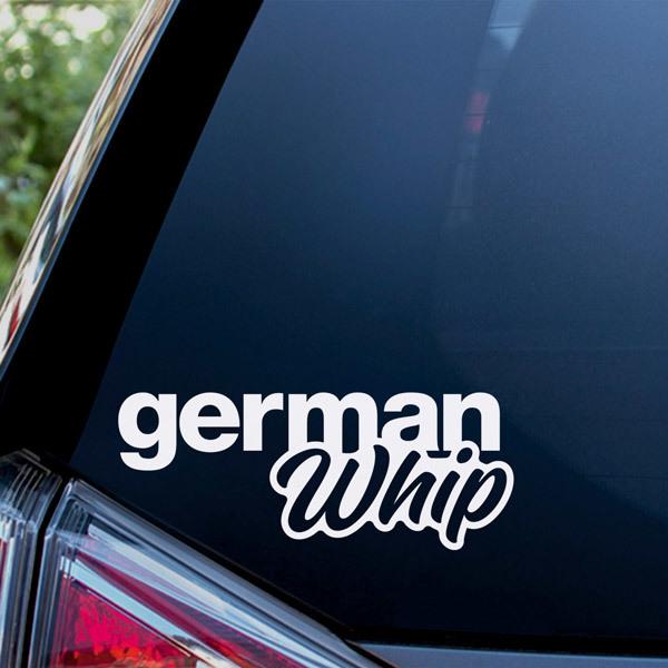 Aufkleber: German Whip