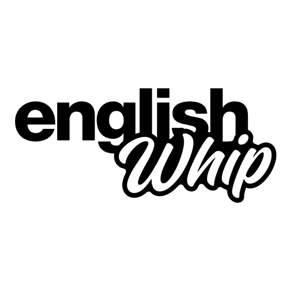 Aufkleber: English Whip