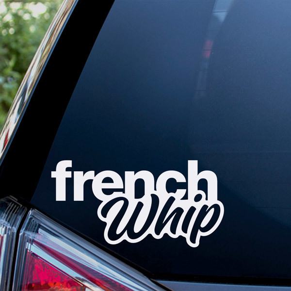 Aufkleber: French Whip