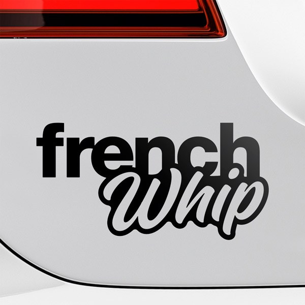 Aufkleber: French Whip