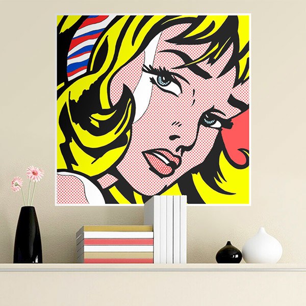 Wandtattoos: Mädchen, Roy Lichtenstein