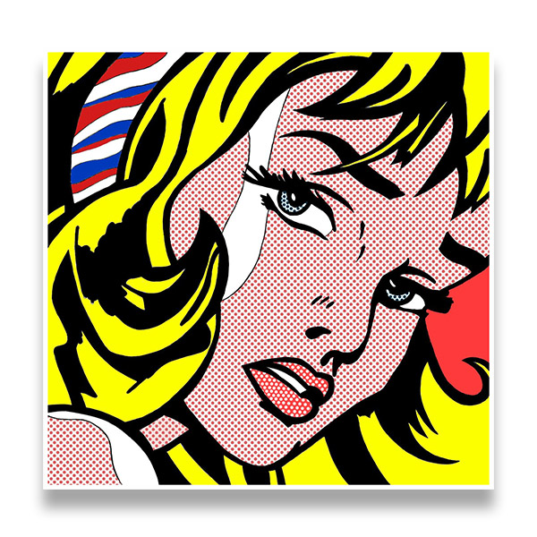 Wandtattoos: Mädchen, Roy Lichtenstein