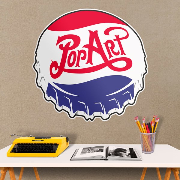 Wandtattoos: Pop Art Kronkorken