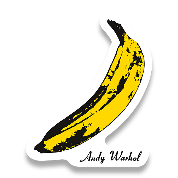 Aufkleber: Warhol Pop art