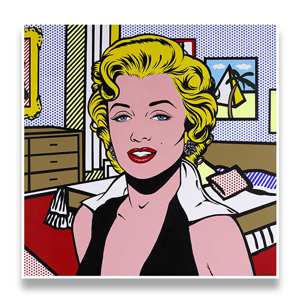 Aufkleber: Marilyn Pop Art