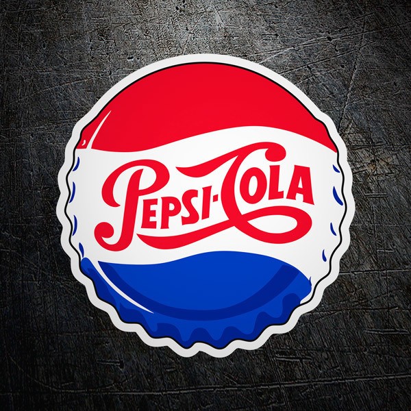 Aufkleber: Teller Pepsi Cola