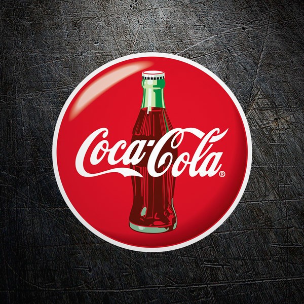 Aufkleber: Teller Cola Cola