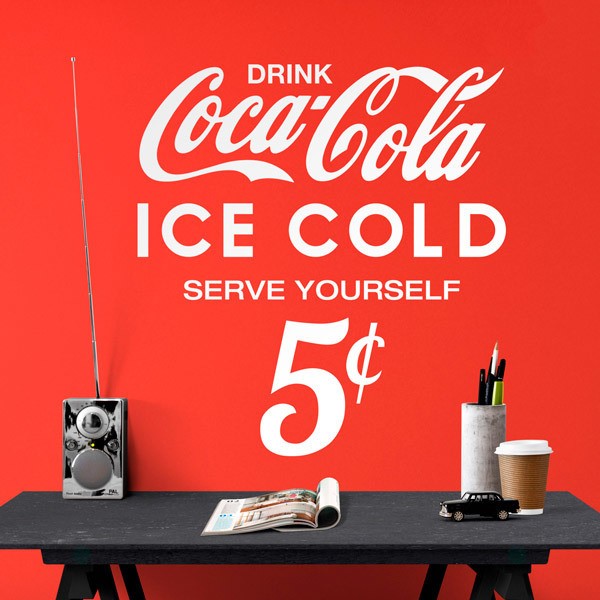 Wandtattoos: Coca Cola Ice Cold