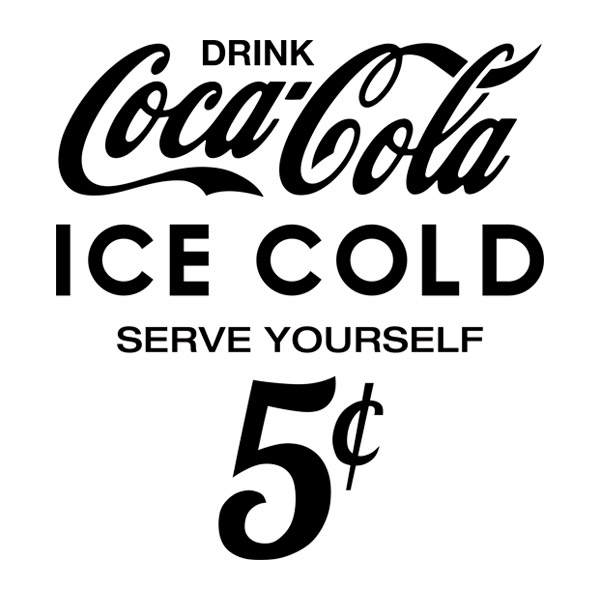 Wandtattoos: Coca Cola Ice Cold