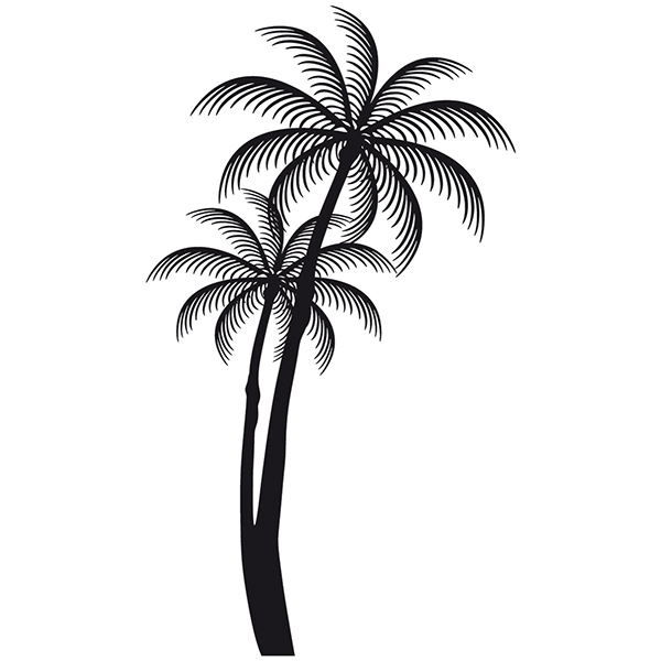 Wohnmobil aufkleber: Palmen