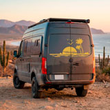 Wohnmobil aufkleber: Paradiesischer Strand 8