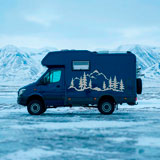 Wohnmobil aufkleber: Bergwald 11