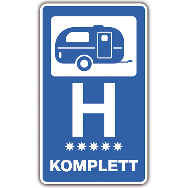 Wohnmobil aufkleber: Hotel Komplett