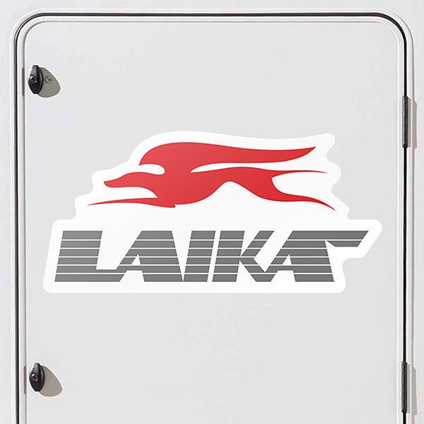 Wohnmobil aufkleber: Laika Logo
