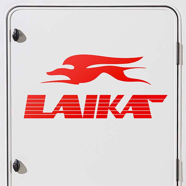 Wohnmobil aufkleber: Laika Emblem