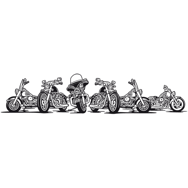 Aufkleber: Harley Davidson Sammlung