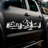 Wohnmobil aufkleber: Berglandschaft 28